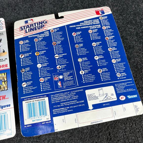 Don Mattingly New York Yankees Vintage 1988/1996 Starting Lineup Figures Lot NIB - Picture 5 of 5